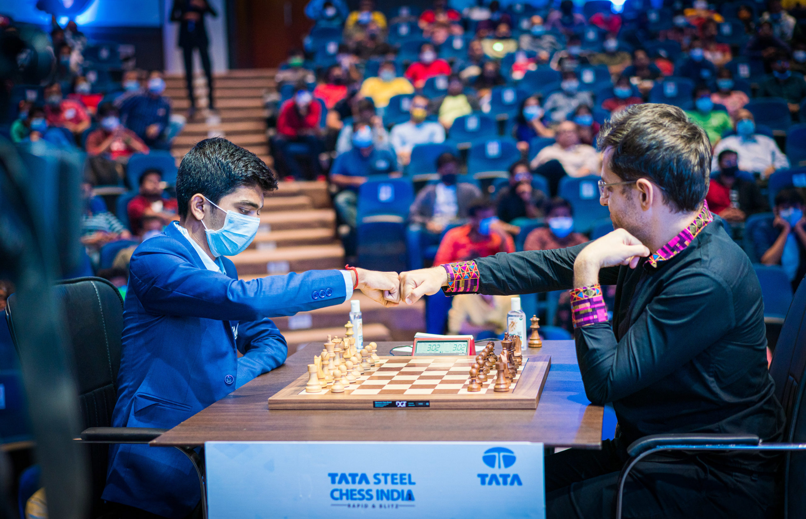 Magnus Carlsen vs Hikaru Nakamura, Tata Steel Chess India Rapid 2019